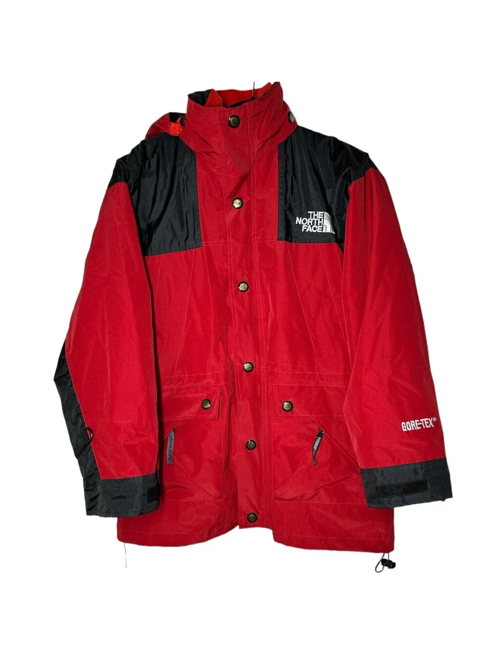 Vtg The North Face 1990  GTX GORETEX 2 In 1 Comes/W WindstopperFleece (S)